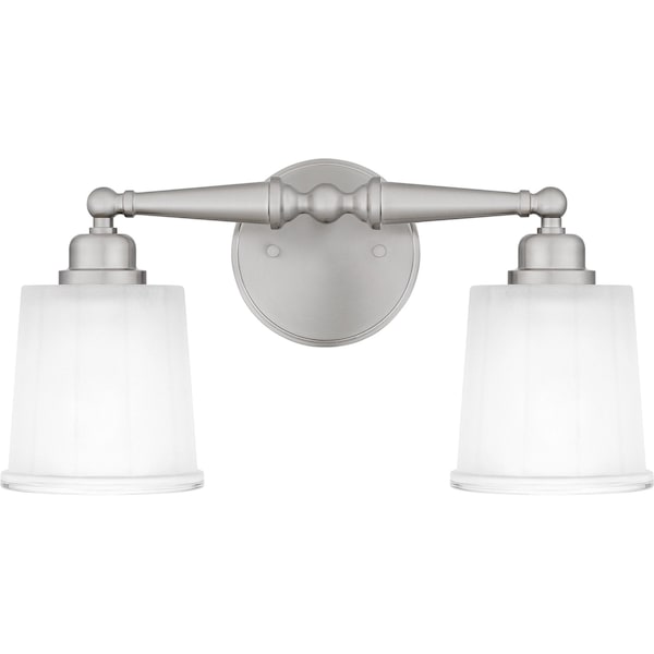 Quoizel Cecilia Bath 2 Lights Brushed Nickel CEC8616BN - main